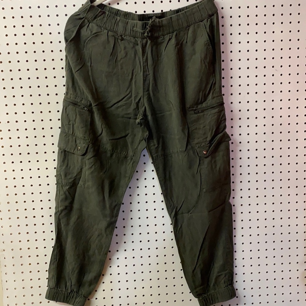 Banana Republic OD green Tencel Joggers